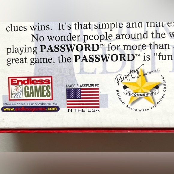 NIB Password Fourth Edition - The Classic Word Association Game - Endless Games - Picture 9 of 9